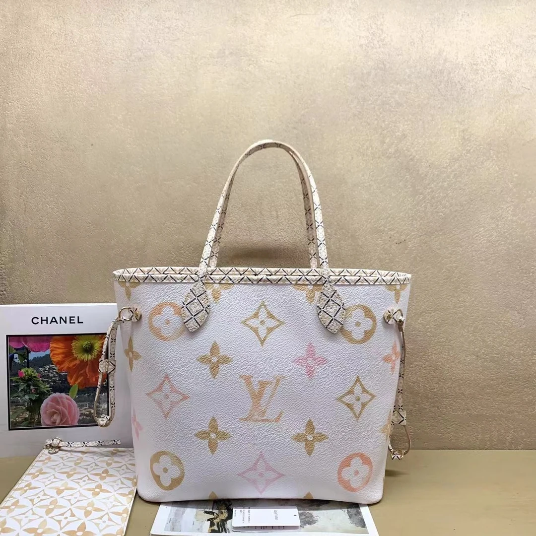 95新 LouisVuitton/路易威登 Iv夏日限定neverful中号 15427253