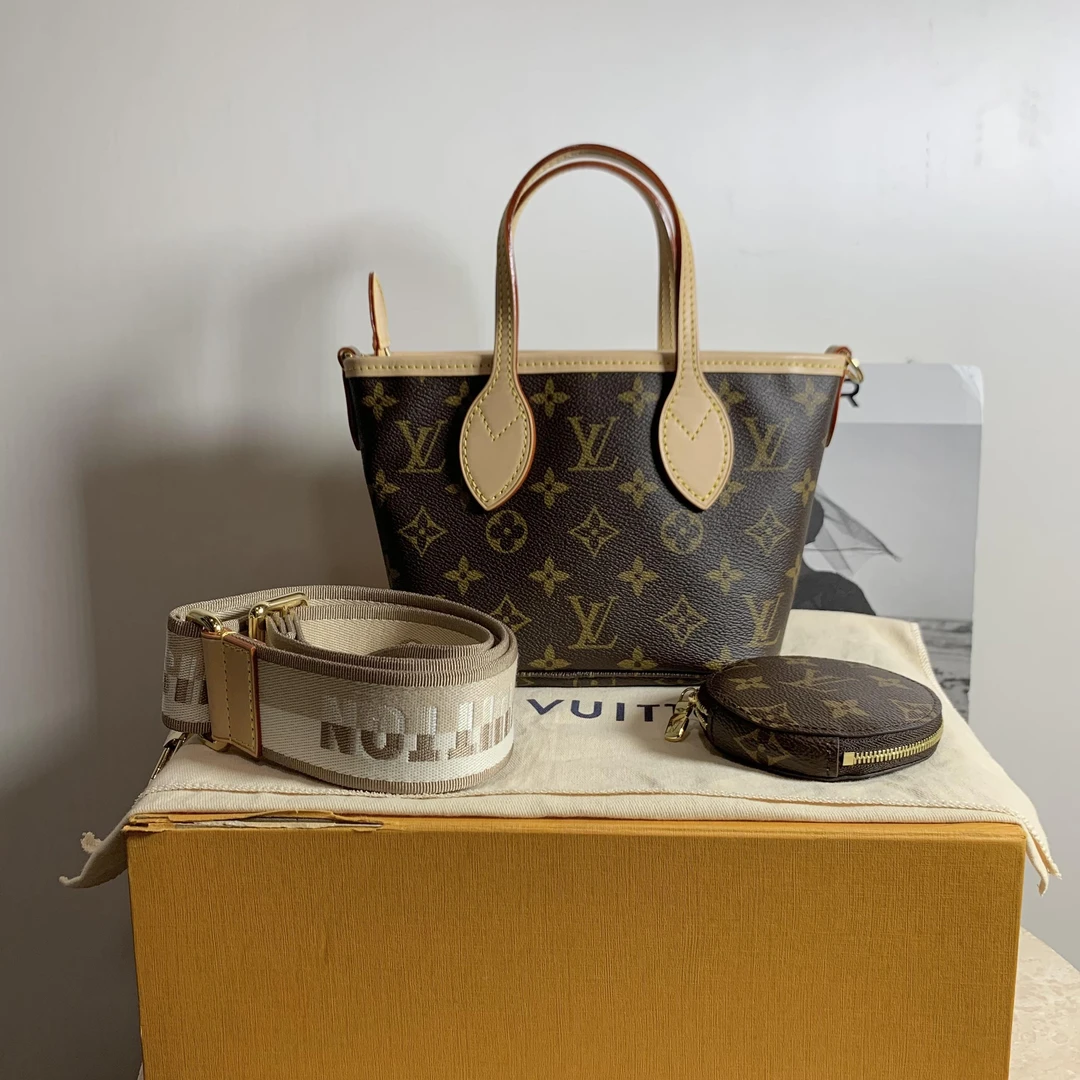 95新 LouisVuitton/路易威登 susu/老花neverfull bb 69290121