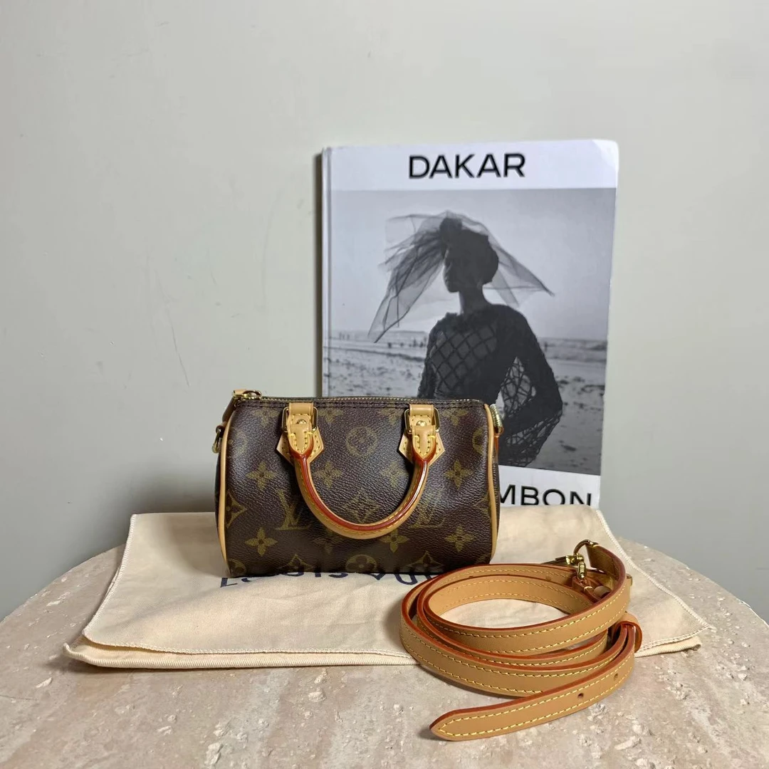 99新 LouisVuitton/路易威登 壹臻/老花speedy nano 48413198