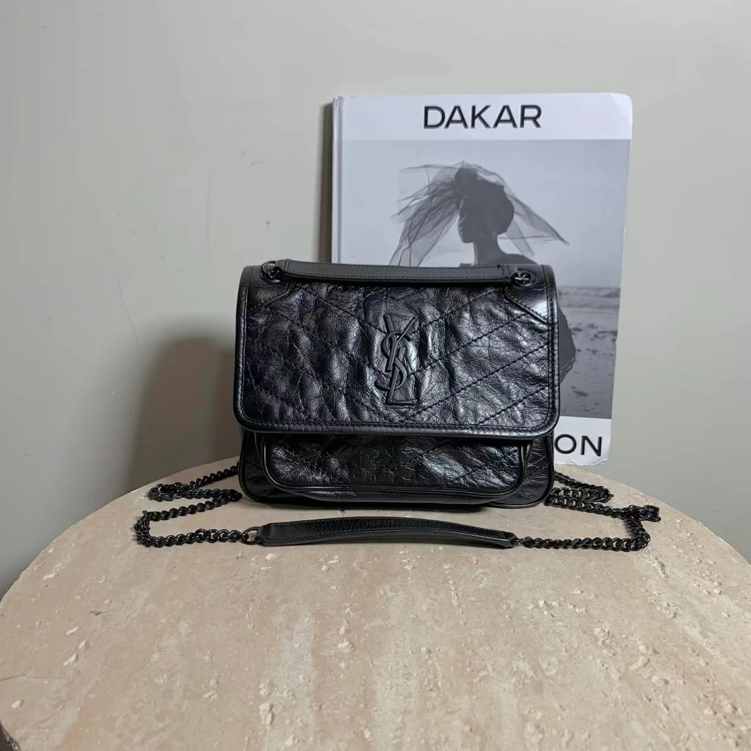 95新 YSL/圣罗兰 壹臻/95新 ysl soblack niki小号d扣 90096239
