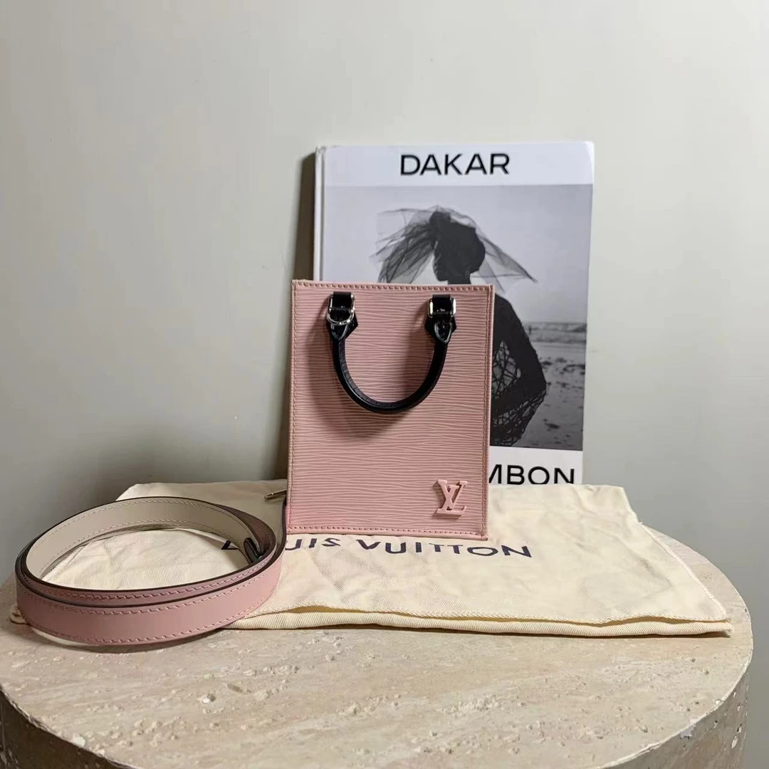 95新 LouisVuitton/路易威登 壹臻中古/粉水波纹琴谱mini1874487