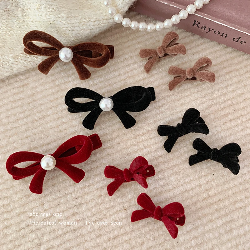 2025新款公主头发夹女蝴蝶结小号发卡新年高级感刘海头饰可爱发饰