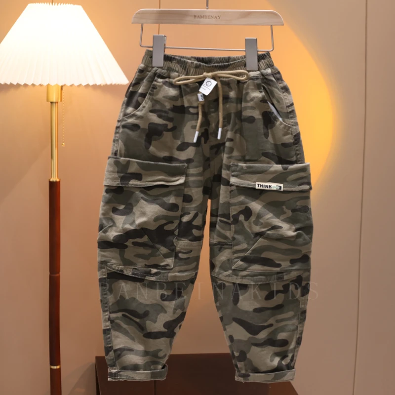 现货【春装新款】男童百搭长裤春装时尚新款中大儿童洋气C1028