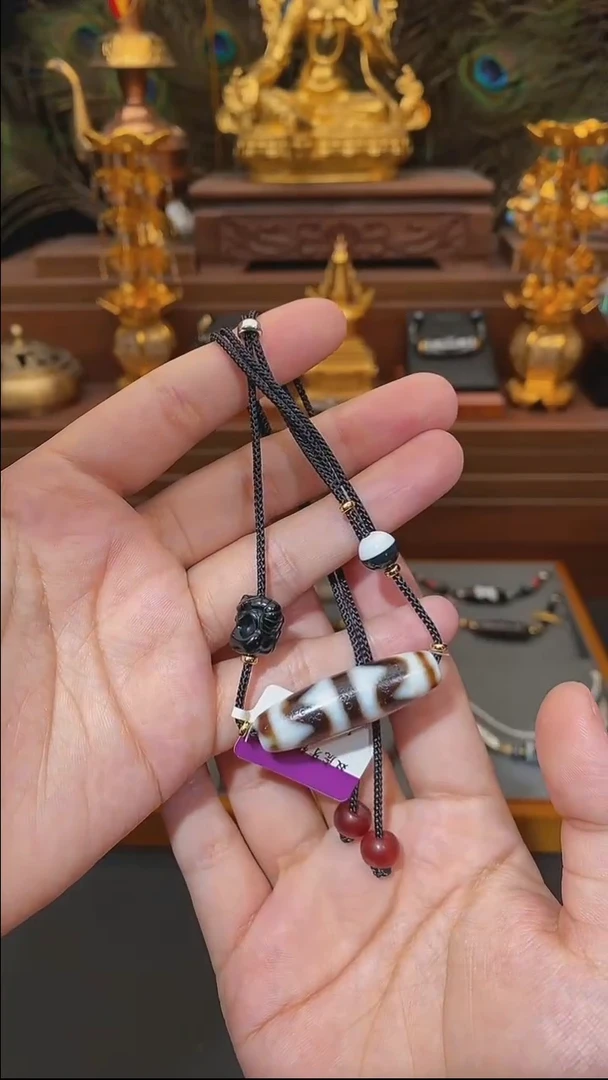 【闪购商品】玛瑙/玉髓颈饰未镶嵌Q22604多样性双牙牙锁骨链