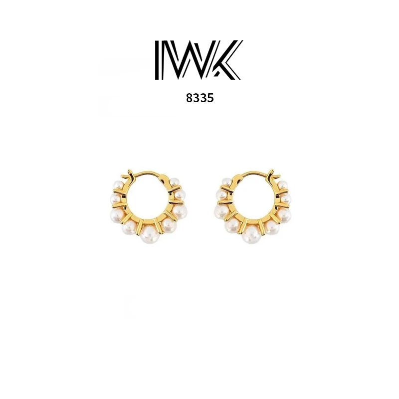 铜合金耳饰 法式气质百搭文咏珊同款经典【8335】