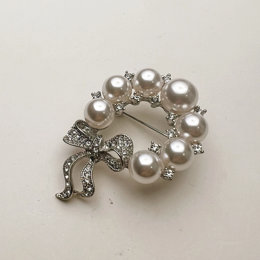 铜合金胸针 时尚轻奢名媛感宴会重工优雅【7820】