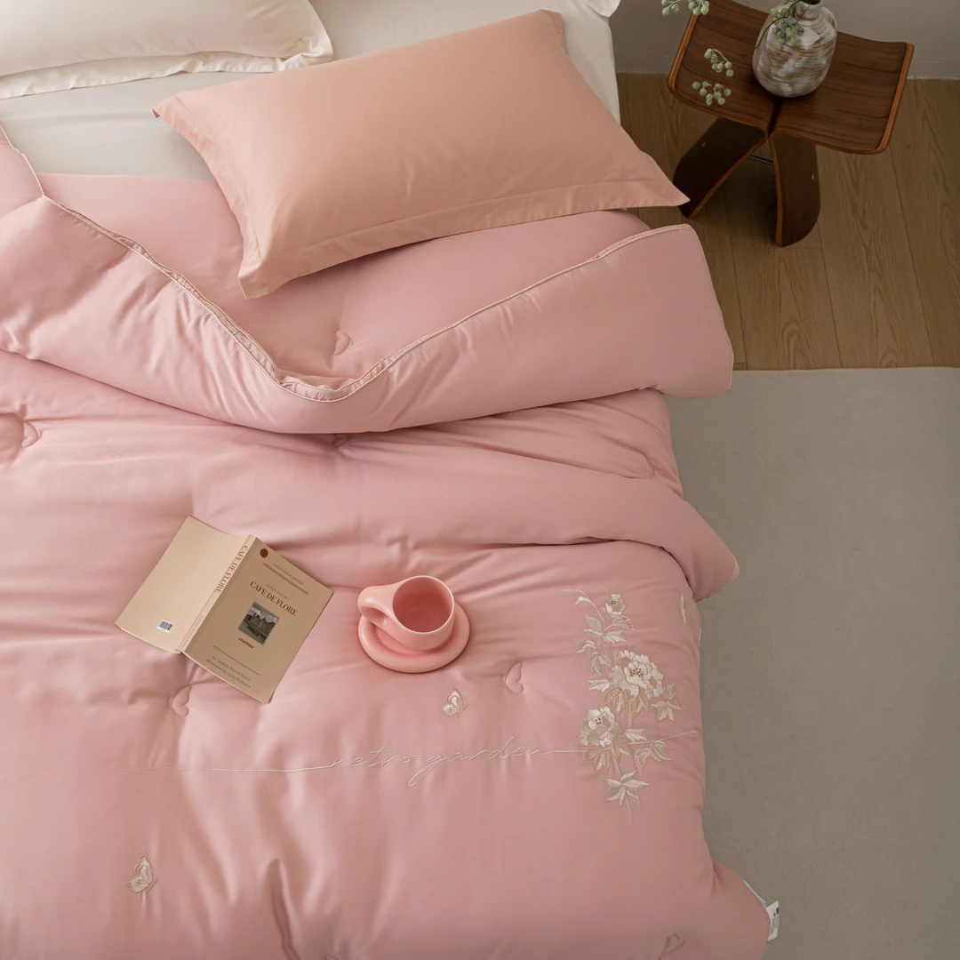 南通家纺床品莫代尔纤维冬被（烟雨）亲肤