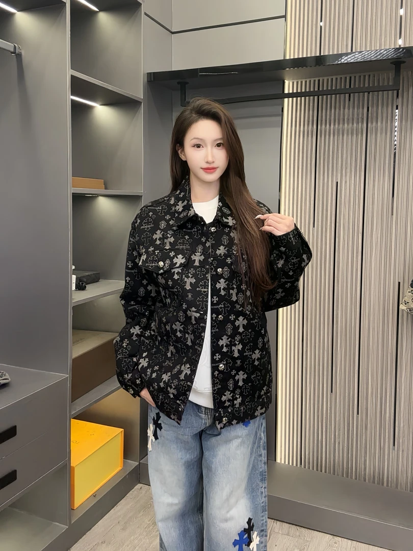 (鑫鑫专属）男秋季外套牛仔休闲轻奢黑色百搭潮流时尚外套917