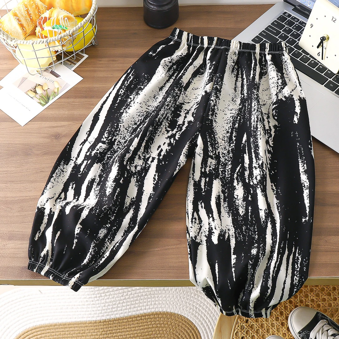 【清仓】夏季宝宝休闲裤男女童夏天七分裤宝宝中大童束腿裤洋气宽松