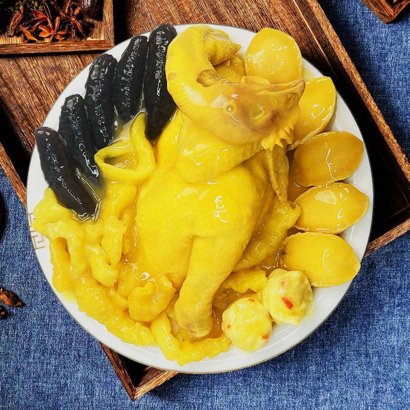 5参5鲍金汤鲍鱼花胶鸡 加热即食港式火锅食材送礼年夜饭 1750g/份
