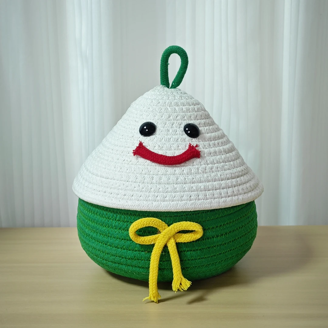 小粽子收纳筐糯米包包桌面零食筐杂物收纳篮