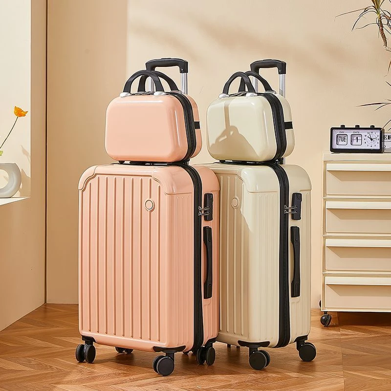 行李箱学生静音万向轮旅行箱女耐用密码拉杆箱子小清新高颜值ins