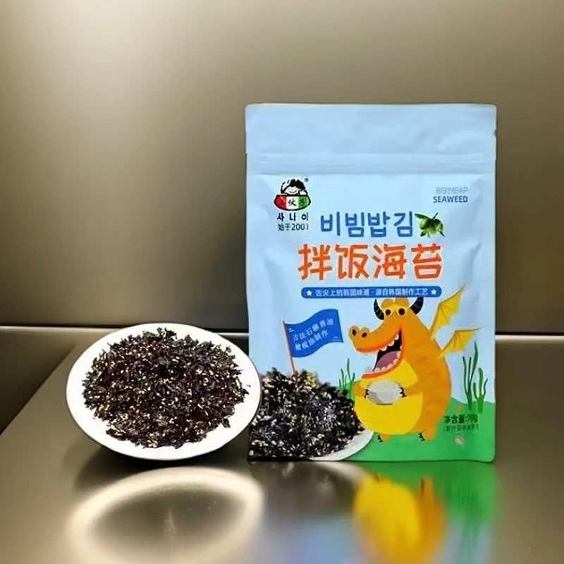 小伙子拌饭海苔碎即食韩式餐饮芝麻拌饭海苔70g