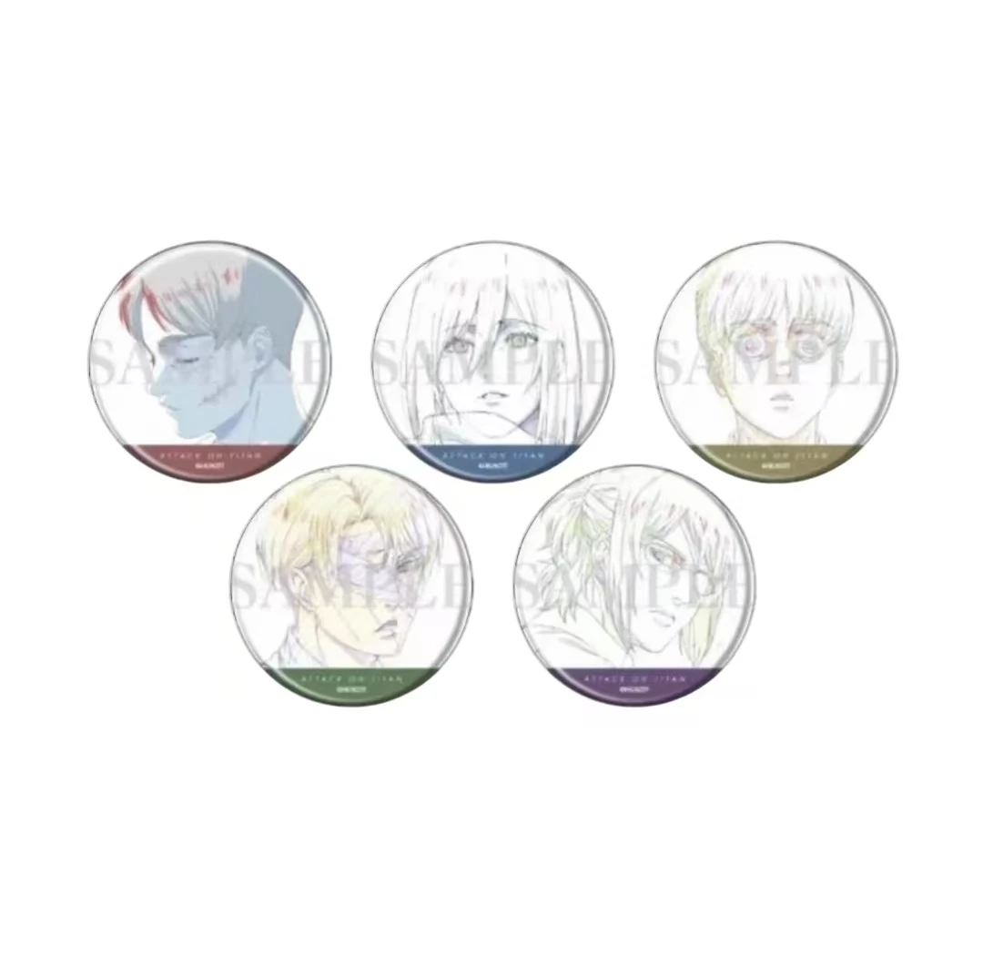 【进击的巨人】The Final Season 最终章原画线稿吧唧徽章盲盒代拆