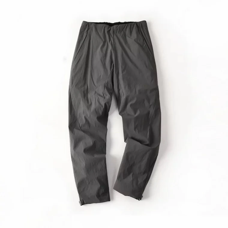 冬季男士超轻盈加厚保暖户外冲锋衣裤休闲防风防水