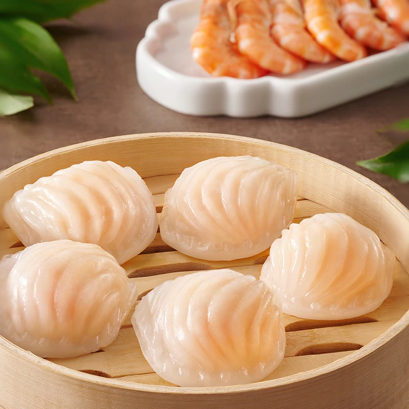 【琦儿专属】国联水产小霸龙水晶虾饺五星广式茶楼经典同款200g*7袋