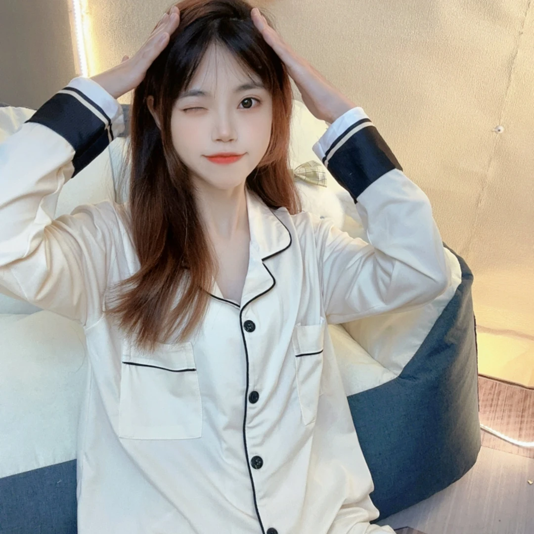 【都市通勤】棉春秋睡衣女高级感网红家居服女士宽松网红大码网红