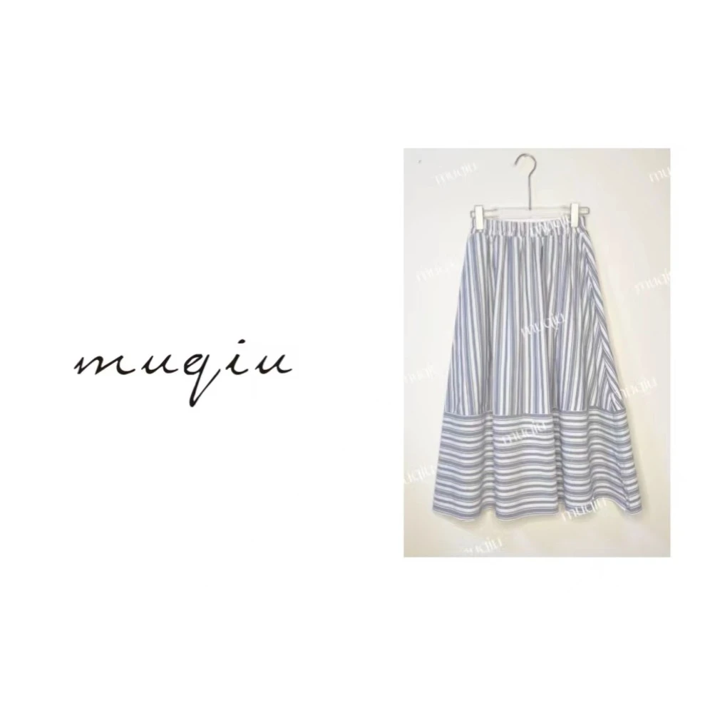 【清仓】青慕知湫【绽放】～日系MJ风格纯棉条纹半裙