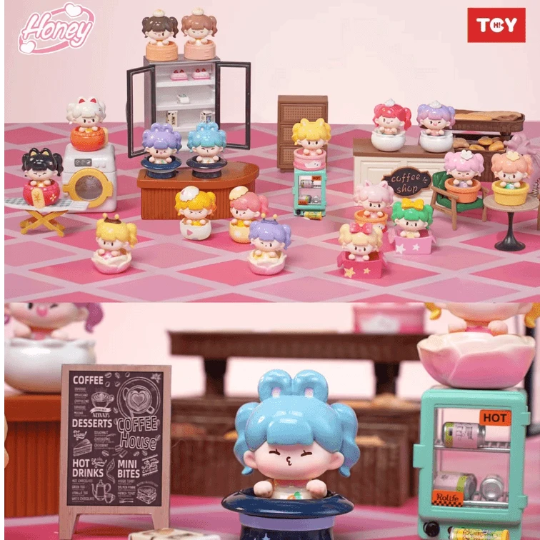 【直播拆袋】装可爱萌粒潮玩盲盒 娃娃与底座可分离