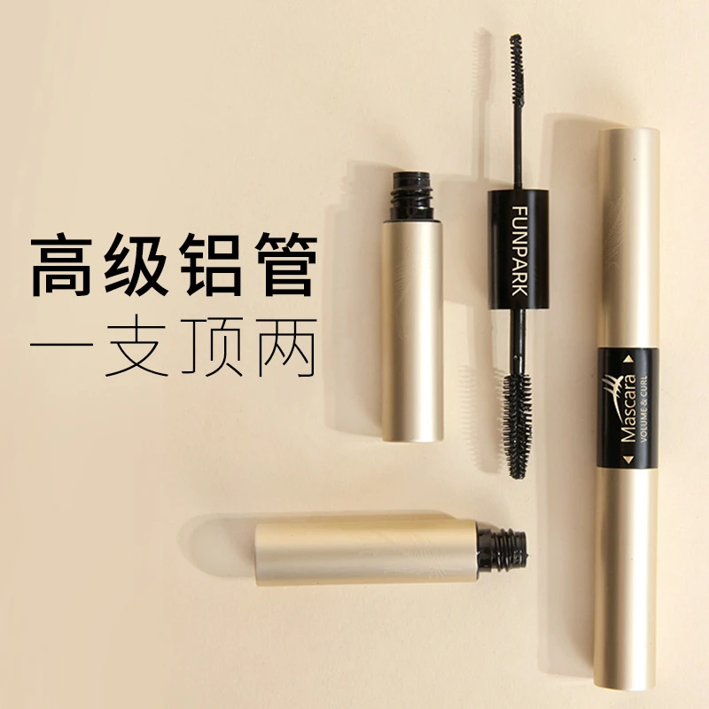 Funpark双头睫毛膏纤长卷翘不晕染浓密睫毛打底定型液