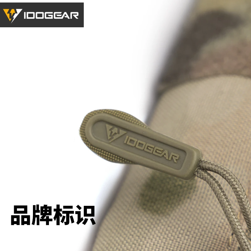 小钢蝎IDOGEAR品牌标识 拉链头挂绳冲锋衣服箱包拉链尾绳手工配件