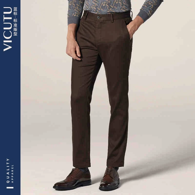 【断码清仓】威可多休闲裤男士宽松百搭男裤休闲长裤男直筒商务西裤