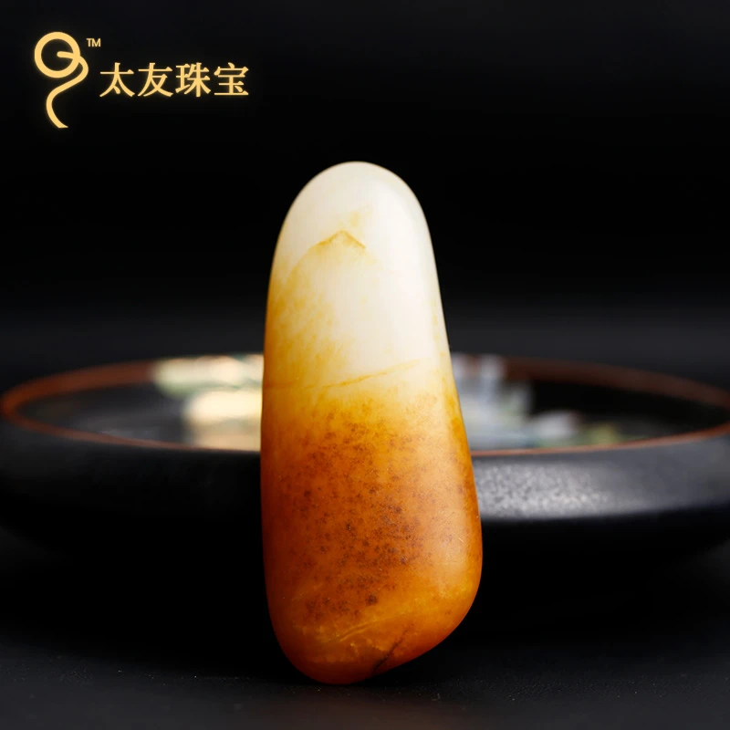 太友和田玉天然玉石文玩珠宝吊坠挂件珠宝27.02g|20*13*51.5mm
