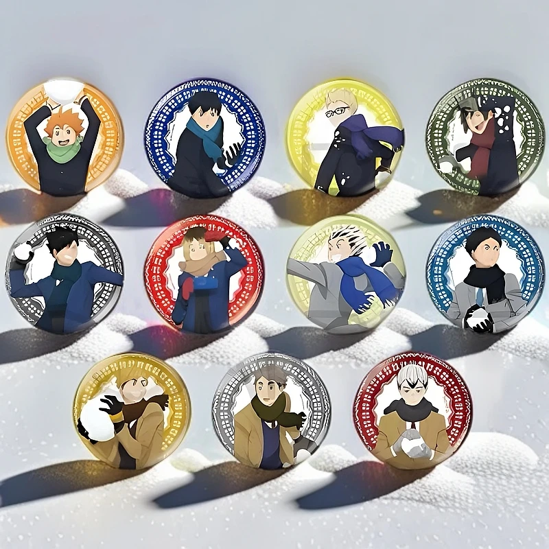 【时光谷】代拆盲盒 排球少年 打雪仗10cm大吧唧