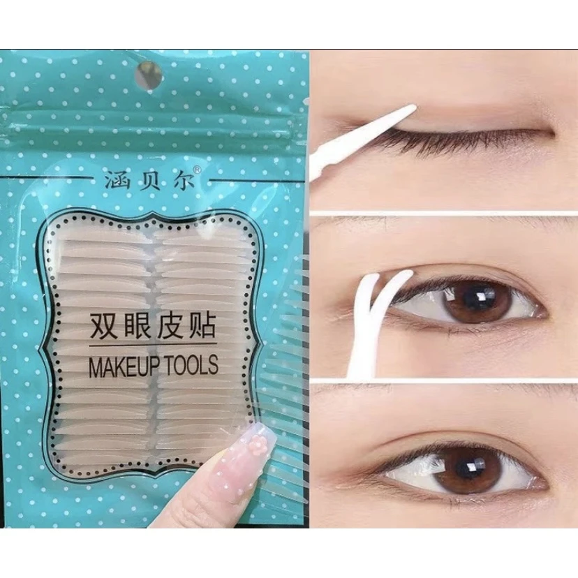 涵贝尔哑光双眼皮贴雾面肿眼泡内双蕾丝隐形女自然美目贴双眼皮帖