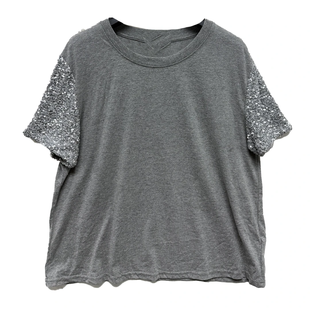 7442#短袖上衣舒适百搭休闲潮流