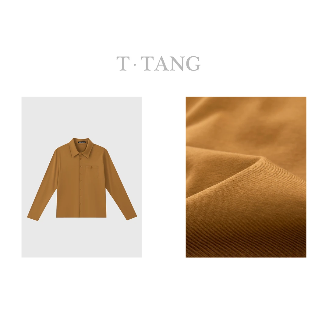 FL秋冬纯色百搭修身显瘦休闲显瘦简约女士POLO领衬衫【6029】