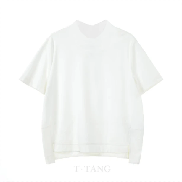 FL夏季简约经典时尚Polo领针织短袖上衣【2777】TT