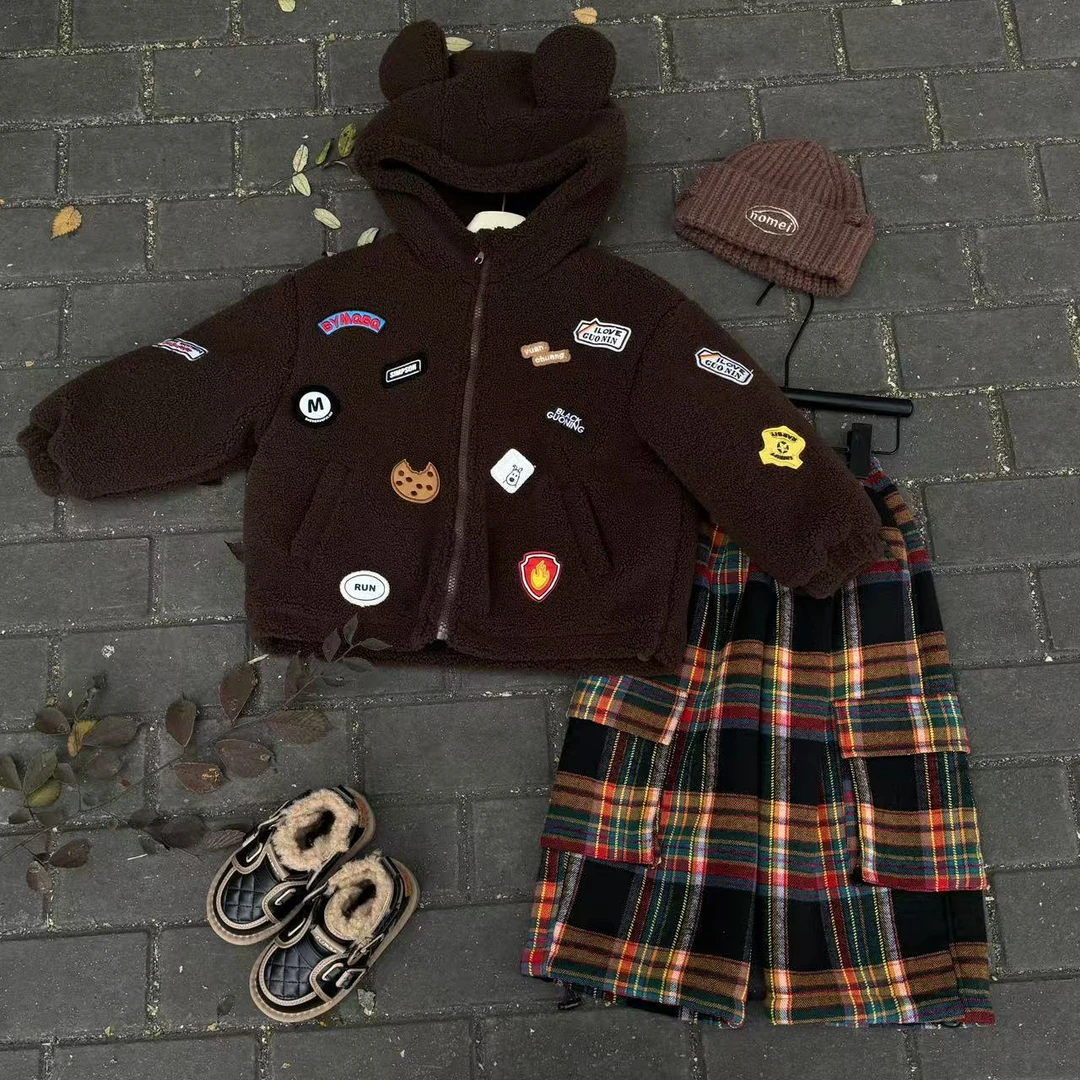 半川童装（棉服外套加厚）儿童宽松时尚潮流百搭保暖韩版冬季男童