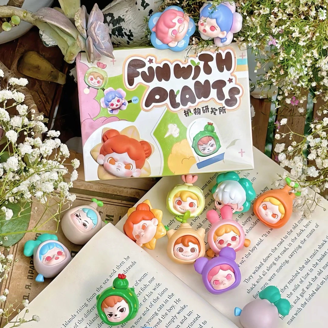 【现拆】TNT植物研究所萌粒潮玩手办可爱礼物手机挂件桌面摆件