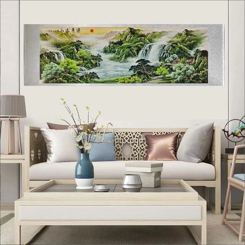 源远流长250*96高清复刻装饰画