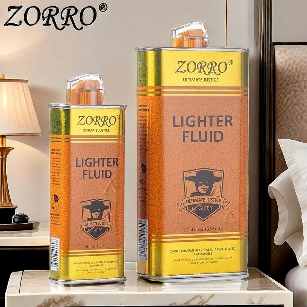 正品ZORRO原装优质煤油高档打火机油轻奢必备火机口粮送火石棉芯