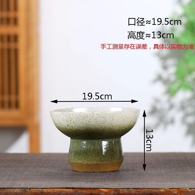 蕨类苔藓球大口径透气粗陶花盆素烧多肉拼盘绿植法师老桩冲量