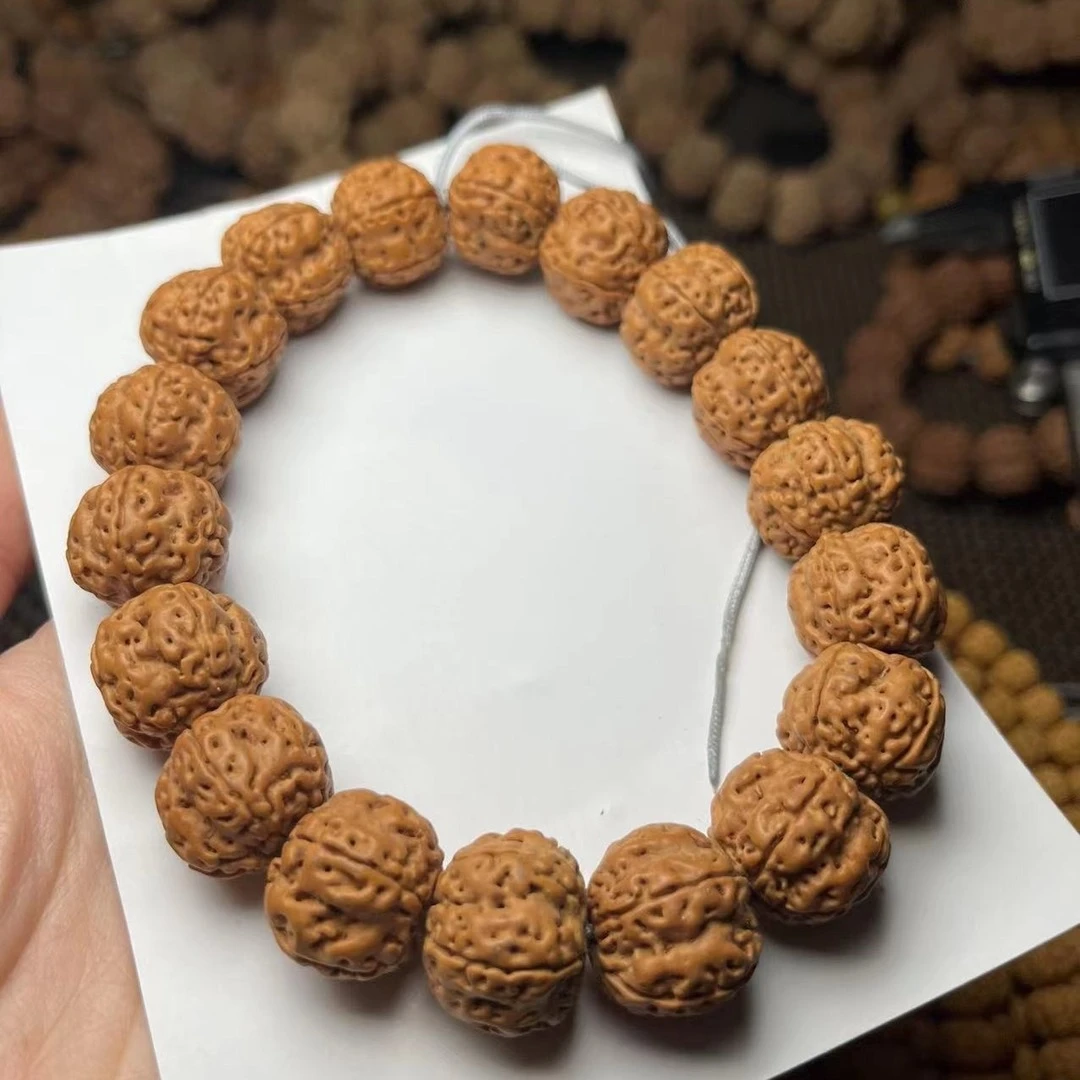 花王手持15-16mm印尼小金刚梅花桩原生态金刚菩提手串