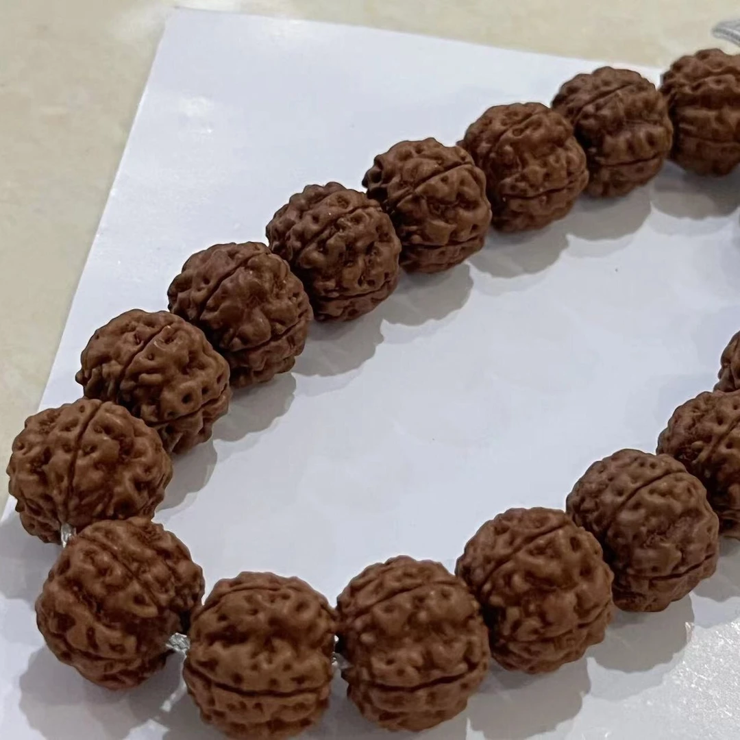 原生态霸王花17mm小金刚菩提籽印尼铁籽霸王花深沟大梅花1.7