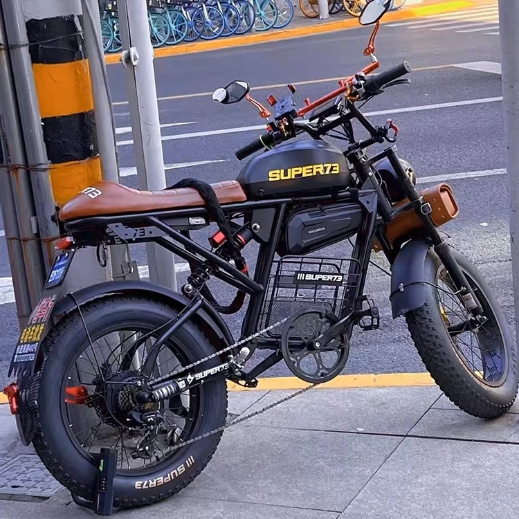 Super73RX电动自行车电动车Y1S1S2越野变速助力复古电瓶车