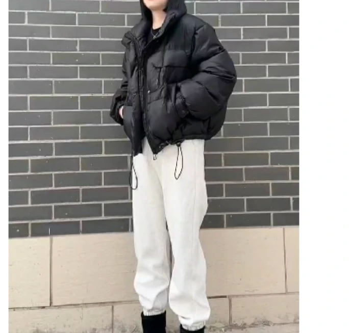 2024冬季新款时尚女装网红高级感韩版潮流棉服外套裤子气质