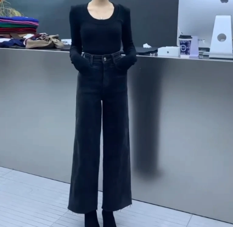 2024冬季新款时尚女装网红高级感休闲爆款上衣裤子女潮流H