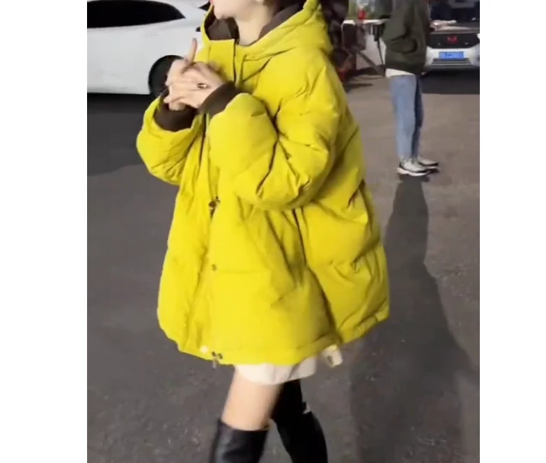 2024冬季新款时尚女装网红高级感韩版潮流长款外套小众女君