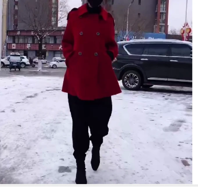 2024冬季新款时尚女装网红高级感休闲爆款宽松外套厚款裤子TR