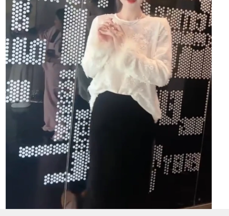 2024冬季新款时尚女装网红高级感休闲爆款轻奢上衣裙子女