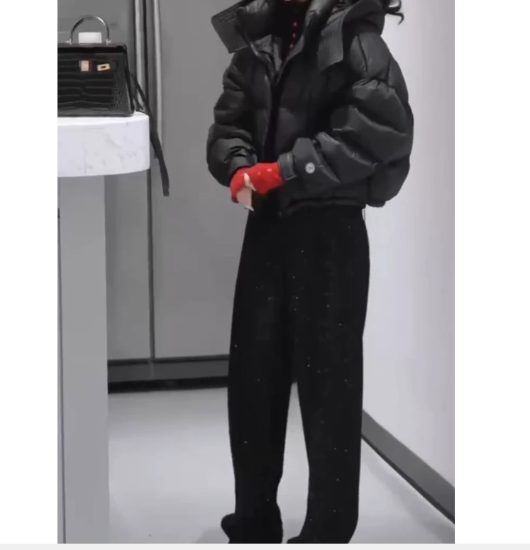 2024冬季新款时尚女装网红高级感休闲爆款外套保暖裤子TQ