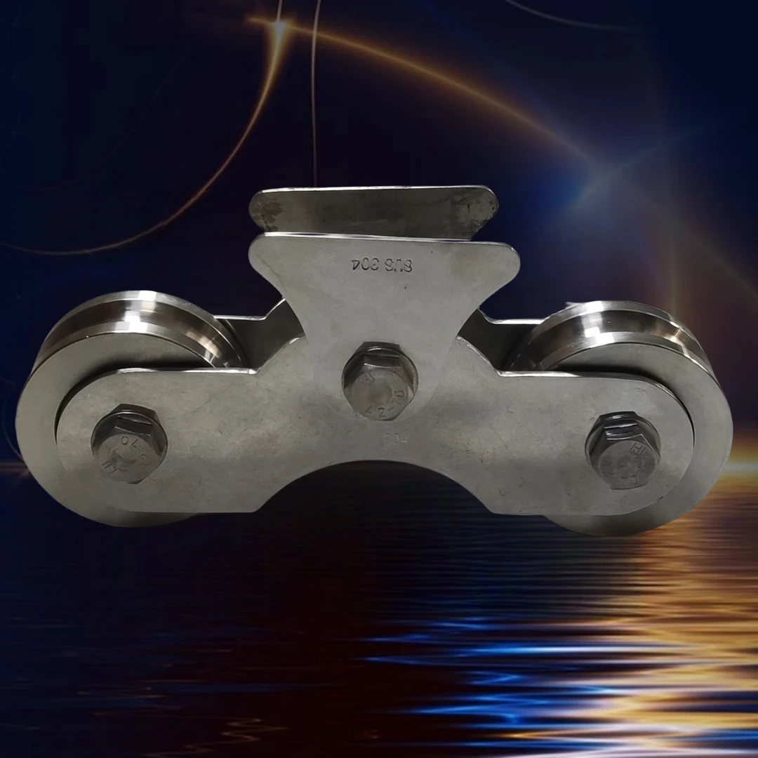 马来西亚专供出口活动支架带双轮304不锈钢平移门承重U型加厚钢轮