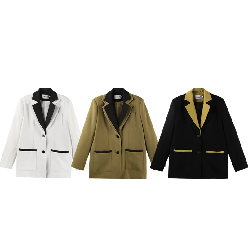 「京京」春季新款设计拼色休闲百搭外套HBZC611249