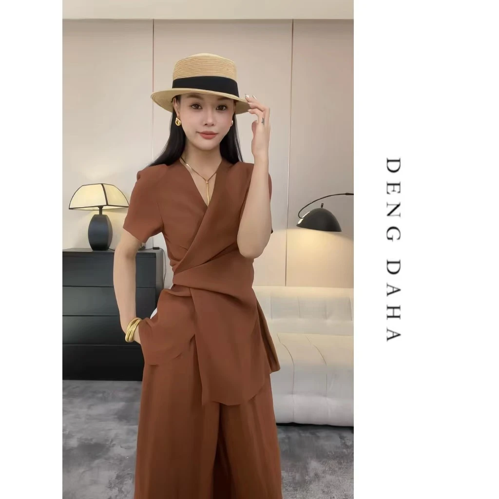 「J夏日度假」2024法式轻奢气质女神时尚套装HBZC641042 nnassa