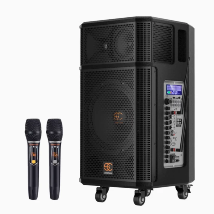 松川SG30-12专业无线大功率演出K歌广场舞音响重低音户外蓝牙音箱